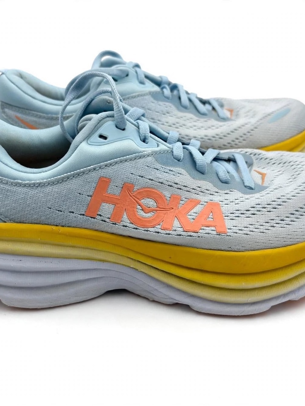 Hoka One One Women's B Bondi 8 Summer Song Country Air Running Shoes Size 7B